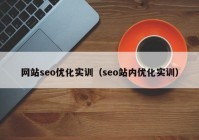 网站seo优化实训（seo站内优化实训）