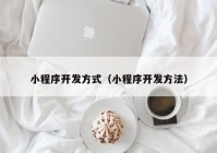 小程序开发方式（小程序开发方法）