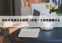 软件开发用什么软件（开发一个软件需要什么）